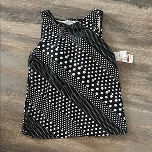 $5/25! Add 5 to bundle to get for $25 Lands' End Polka Dot Swim Tank Top